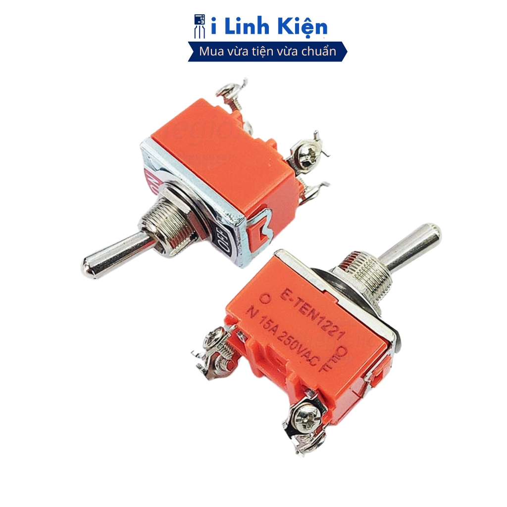 Công tắc gạt đôi E-TEN1221 15A 250V 2 chế độ ON-OFF 4P chính hãng ilinhkien