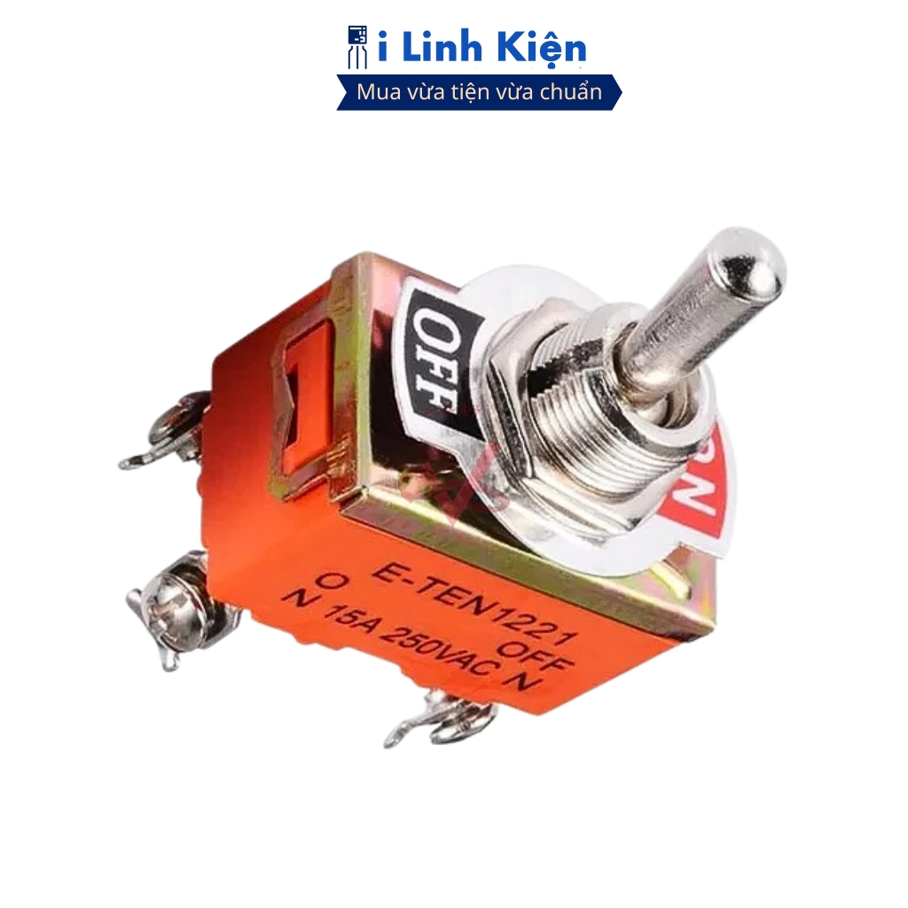 Công tắc gạt đôi E-TEN1221 15A 250V 2 chế độ ON-OFF 4P chính hãng ilinhkien