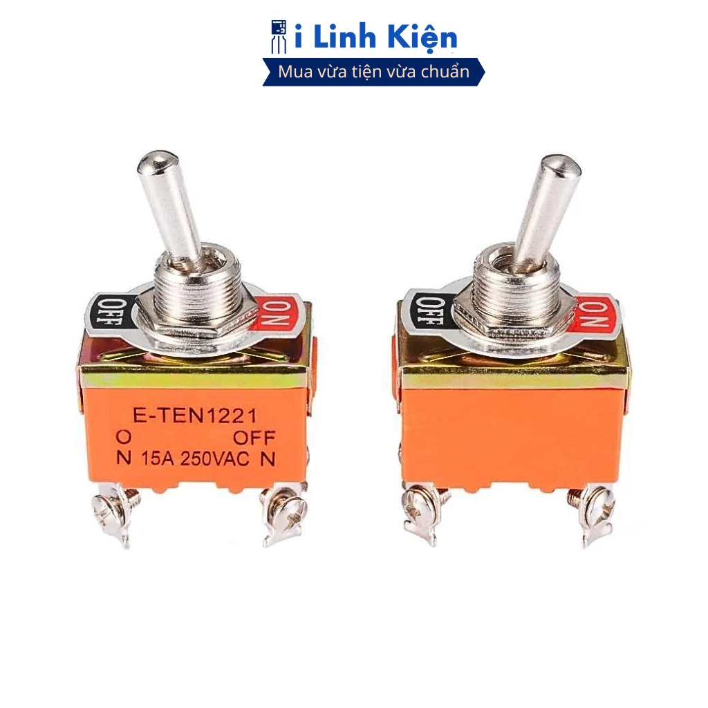 Công tắc gạt đôi E-TEN1221 15A 250V 2 chế độ ON-OFF 4P chính hãng ilinhkien