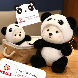 ( TẶNG QUÀ ĐÈN NGỦ CẮM )Gấu Bông Lena Gấu Trúc 40cm, Hàng Cao Cấp Mềm Mịn MEILI STORE