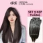 Set 9 Tóc giả kẹp thẳng dài đẹp cho nữ shop Qiqishop, tóc giả nửa đầu kẹp phím QiQiShop