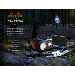 Đèn pin đội đầu Fenix - HL32R-T 800 Lumens Đèn Đội Đầu Chạy Trail Chạy Bộ - Minori Store