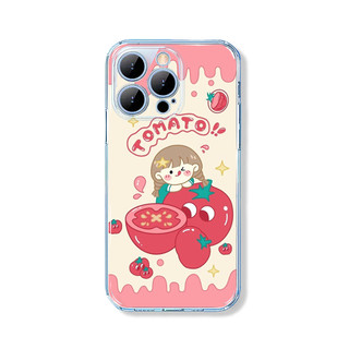 Ốp điện thoại ip trong em bé cà chua Cho Iphone 15 13 14 12 11 Pro  MAX X XR  XS MAX 7 8P 6S u1130