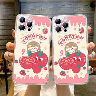 Ốp điện thoại ip trong em bé cà chua Cho Iphone 15 13 14 12 11 Pro  MAX X XR  XS MAX 7 8P 6S u1130