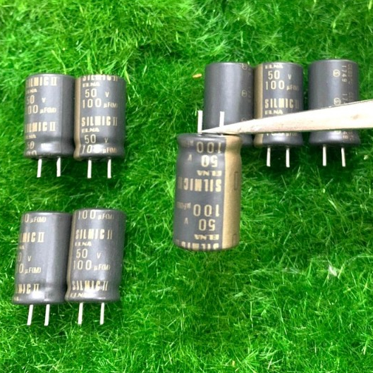 4pcs/20pcs ELNA SILMIC II 100uF/50V 100uf 12.5X20mm Audio - Foto 3