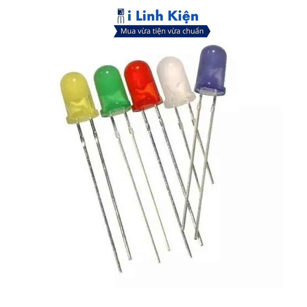 LED 5mm đủ các màu, đa dạng mẫu mã túi 50 con chính hãng ilinhkien