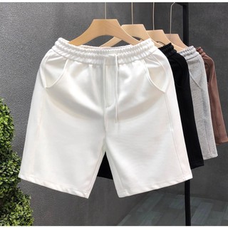 Quần Short Nam Nữ Trơn Phối Dây Basic Phong Cách Thể Thao Trẻ Trung, Chất Liệu Đũi Xốp Mát Mẻ Thoải Mái