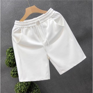 Quần Short Nam Nữ Trơn Phối Dây Basic Phong Cách Thể Thao Trẻ Trung, Chất Liệu Đũi Xốp Mát Mẻ Thoải Mái