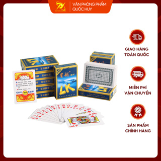 [ BUÔN ] BỘ BÀI TÂY 52 LÁ DOUBLE K, BỘ BÀI TÚ LƠ KHƠ XỊN ( 1 LỐC 10 BỘ ) - VPP QUỐC HUY.