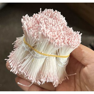 Set 100 nhụy hoa giả làm hoa handmade - Set 15 tép nhụy hoa nhiều màu sắc phụ kiện làm hoa handmade 02081
