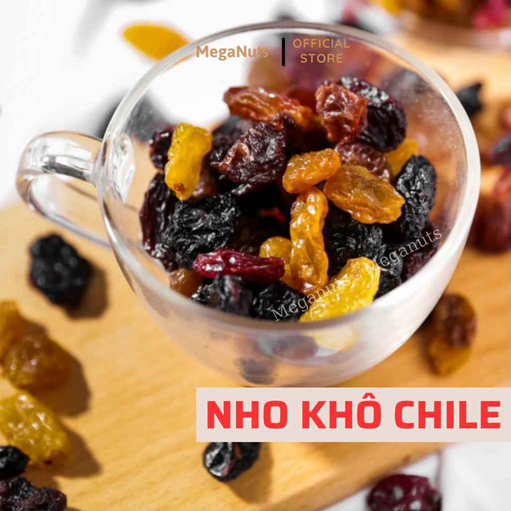 Nho Khô Chile 3 Màu Không Đường Vị Chua Ngọt