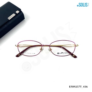 Gọng kính KL hiệu Exfash EF89257T - KÍNH TITAN HIỆU EXFASH EF89257T KÍCH THƯỚC 52-16-138