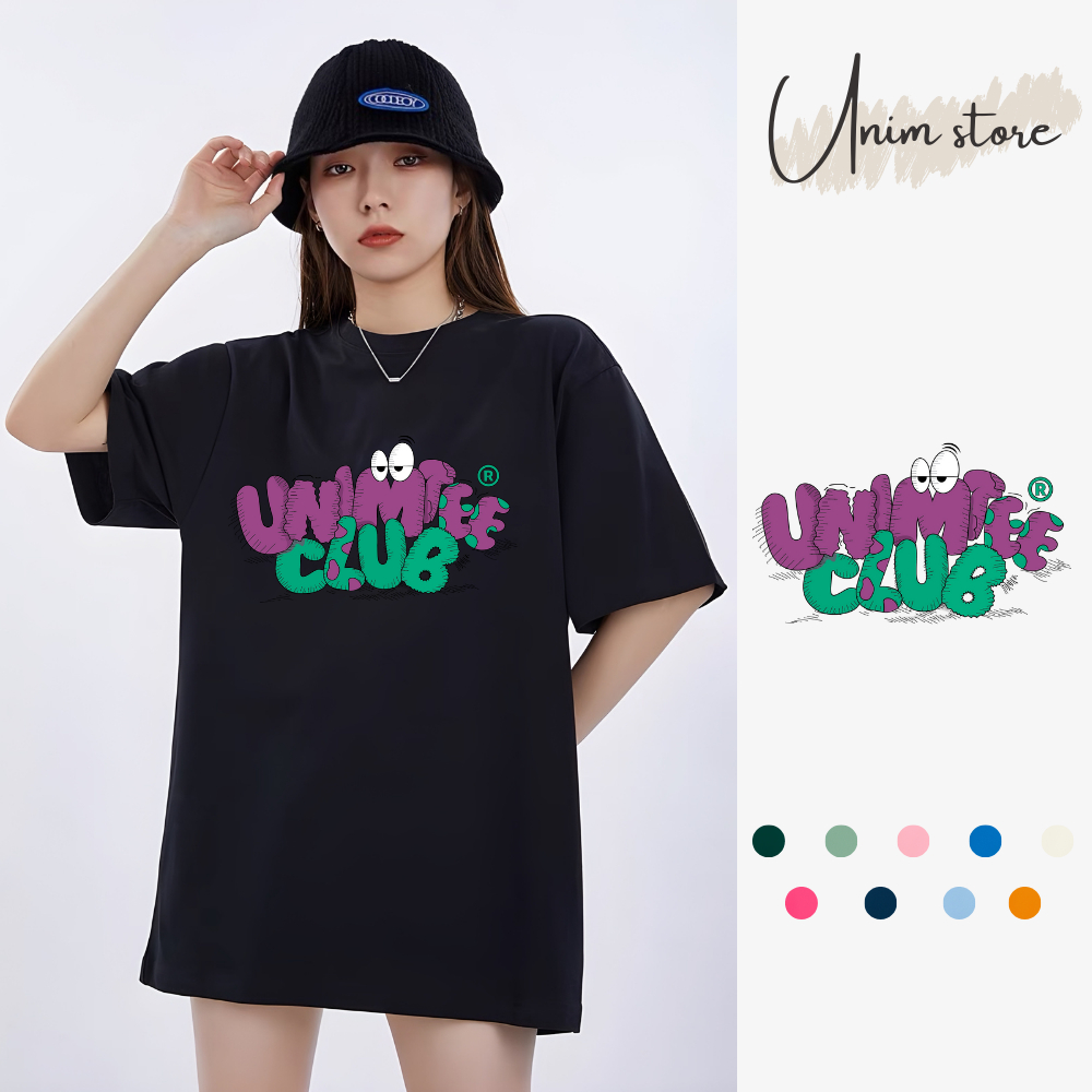 [VẢI 250 GSM] Áo Thun UnimCLUB Local Brand Unim Store Form Rộng 100% Cotton Định Lượng Vải 250 GSM