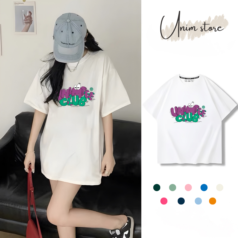 [VẢI 250 GSM] Áo Thun UnimCLUB Local Brand Unim Store Form Rộng 100% Cotton Định Lượng Vải 250 GSM