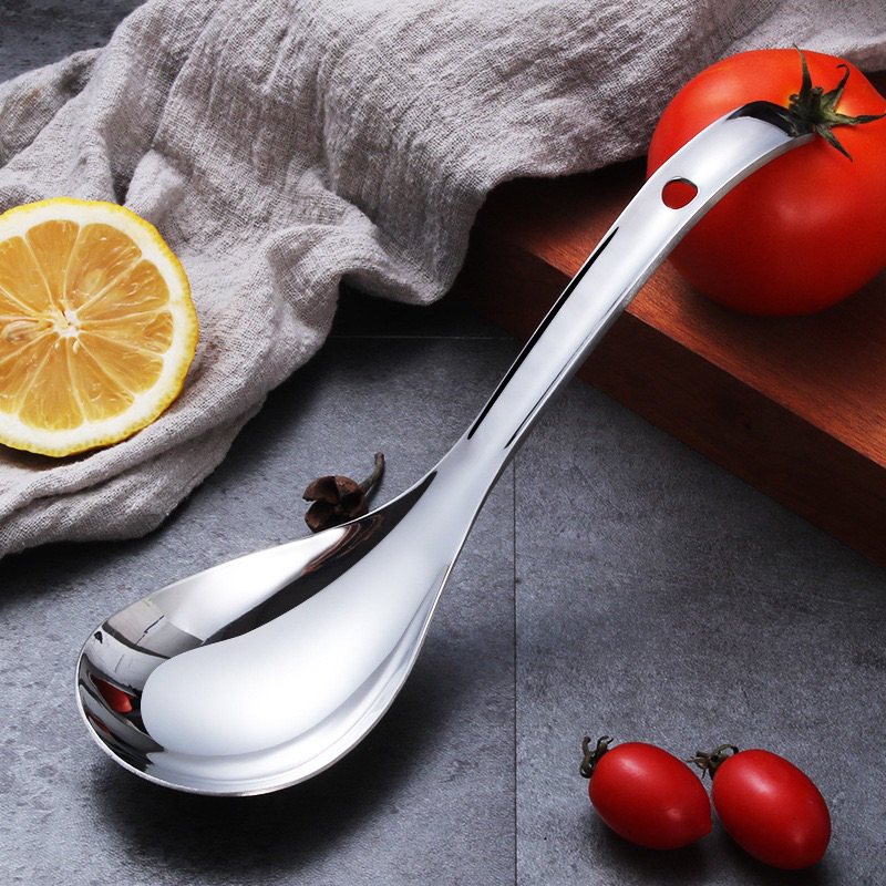Muôi Canh, muôi cơm dáng bầu inox 304 Thép Không gỉ - V23