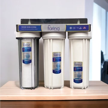 Bộ lọc nước sinh hoạt 3 cấp lọc ( gia đình,lọc máy cafe..v..) - TẶNG KÈM LÕI SỐ 1