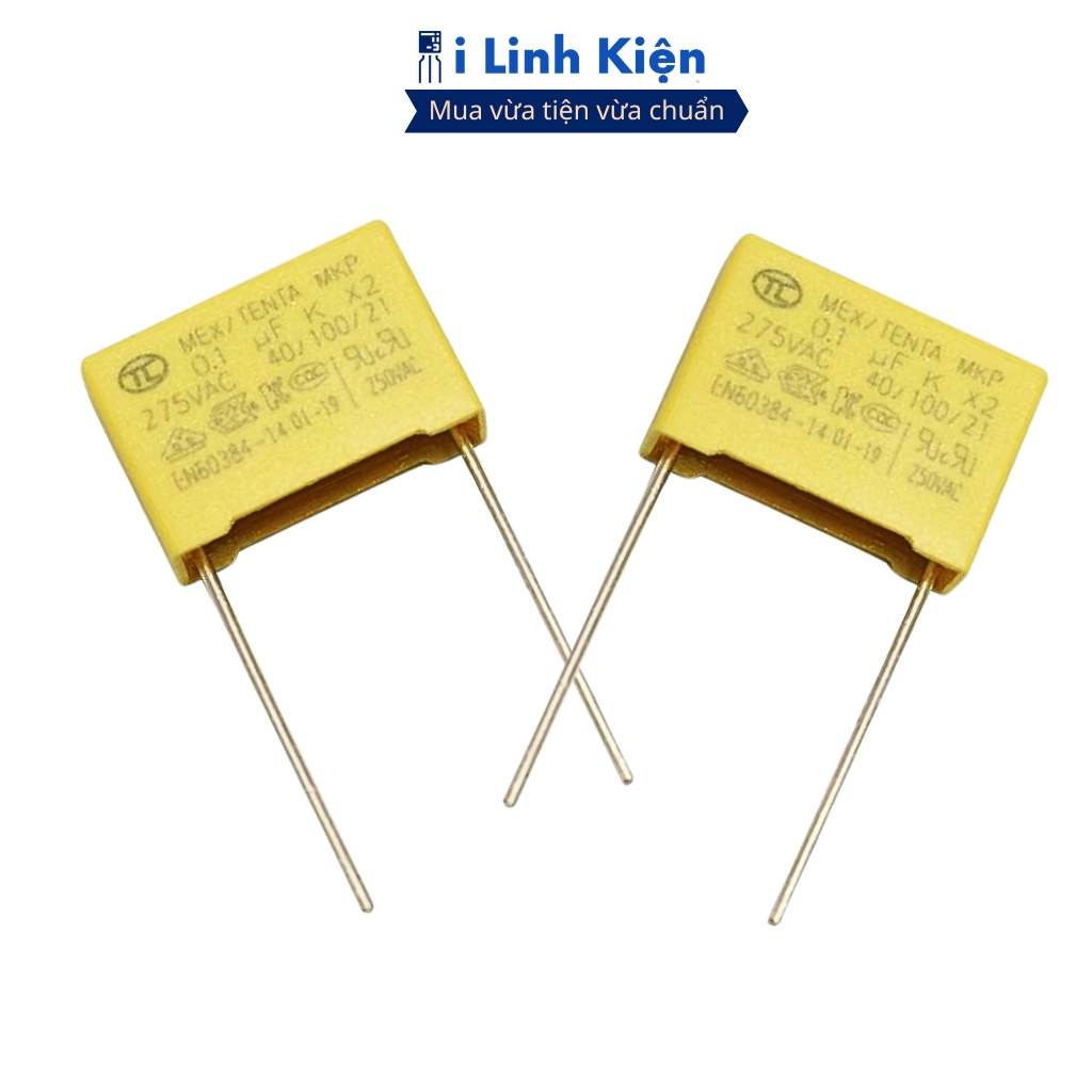 Tụ lọc nguồn AC 275V 0.001uF-2.2uF chính hãng ilinhkien