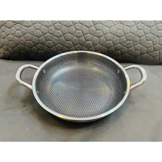 Chảo tổ ong 2 quai cầm mẫu mới, chống dính siêu tốt, size 28cm, dùng dược nhiều loại bếp (hàng tốt)