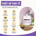 Nồi Áp Suất Điện Masuto 5L Phiên Bản Nâng Cấp Kho Hầm Nhừ Nấu Cơm Nấu Lẩu Đa Năng Có Nấu Mở Nắp — ảnh 4