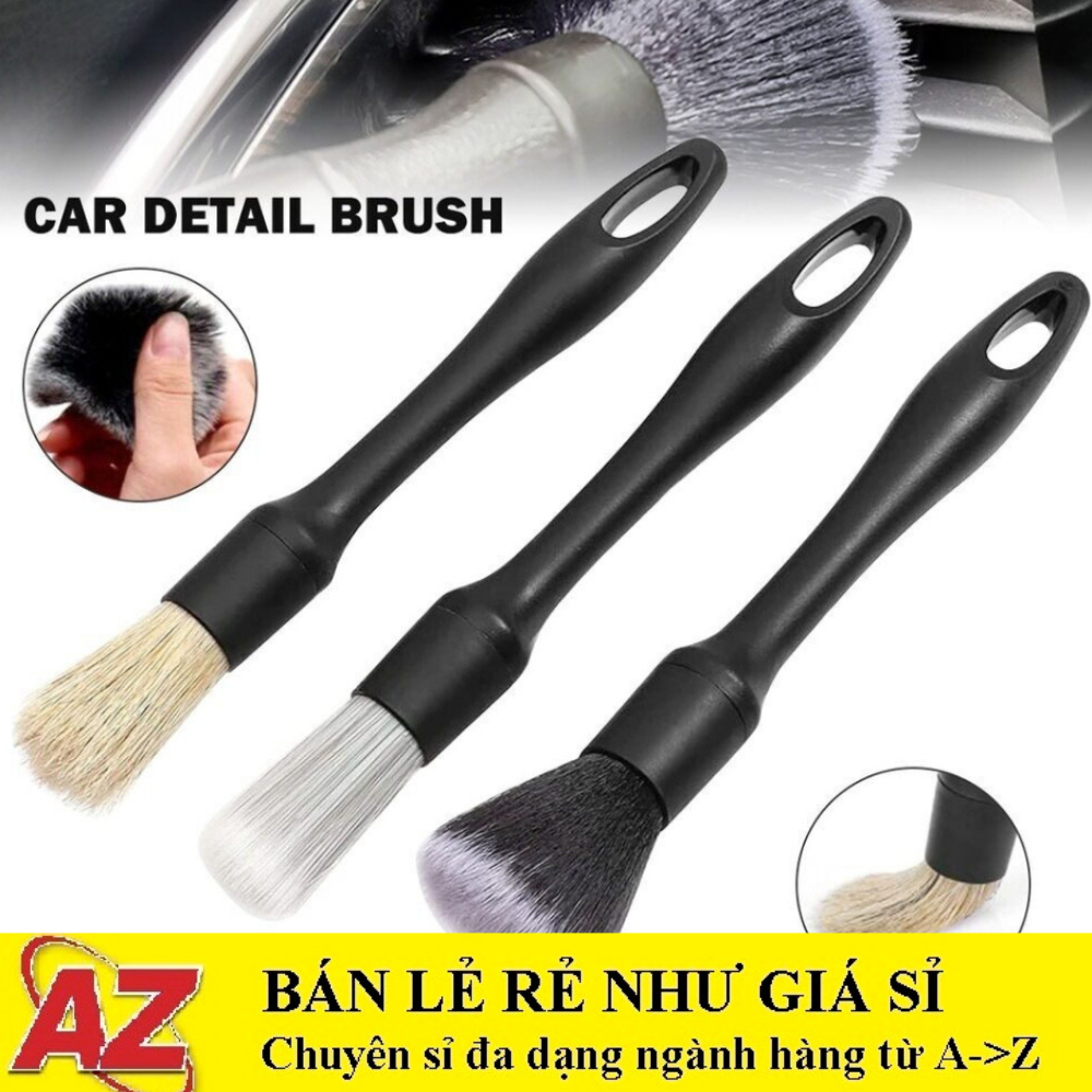 Bộ 3 Cọ Rửa Xe Cao Cấp, Cọ Vệ Sinh Xe, Vệ Sinh Chi Tiết Nội Thất ...