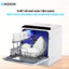 Máy rửa bát để bàn KOCHI C400 - sức chứa 4 bộ - Không cần lắp đặt - Rửa nước nóng áp suất cao -Sấy PTC - Lưu trữ 72 giờ
