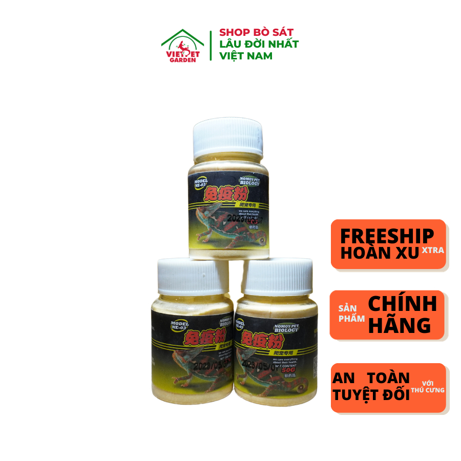 Hỗ Trợ Tăng Sức Đề Kháng Cho Bò Sát | Vietpetgarden