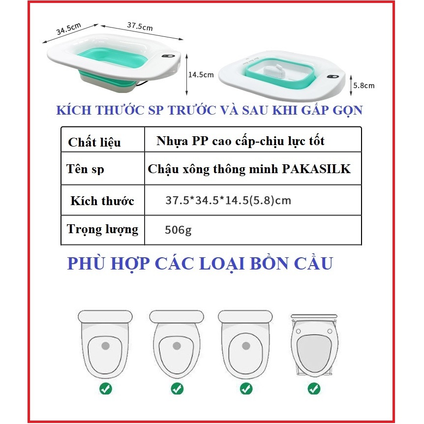 CHẬU XÔNG PHỤ NỮ GẤP GỌN CAO CẤP- HIỆN ĐẠI- THÔNG MINH,CHẬU XÔNG VÙNG KÍN BƠM NƯỚC TỰ ĐỘNG,SỬ DỤNG PIN.