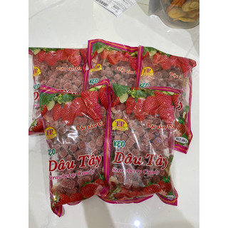 (Combo 5 gói 200gr) Kẹo dâu tây Đà Lạt