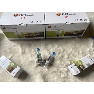 Hộp 20 Bóng đèn pha ô tô, bóng H1 HCL điện 12v và 24v.