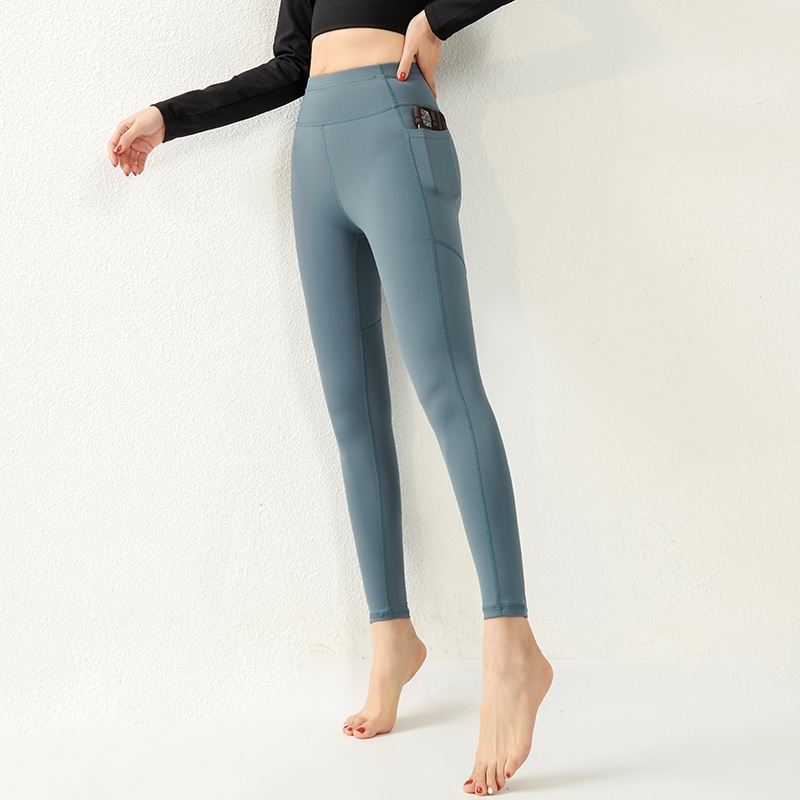 Ảnh Quần Legging Có Túi Nữ Bảo Hành 12 Tháng Quần Tập Yoga Chất Vải Dệt Thoáng Mát Co Giãn 4 Chiều Cleacco QLN Boro Sport 1