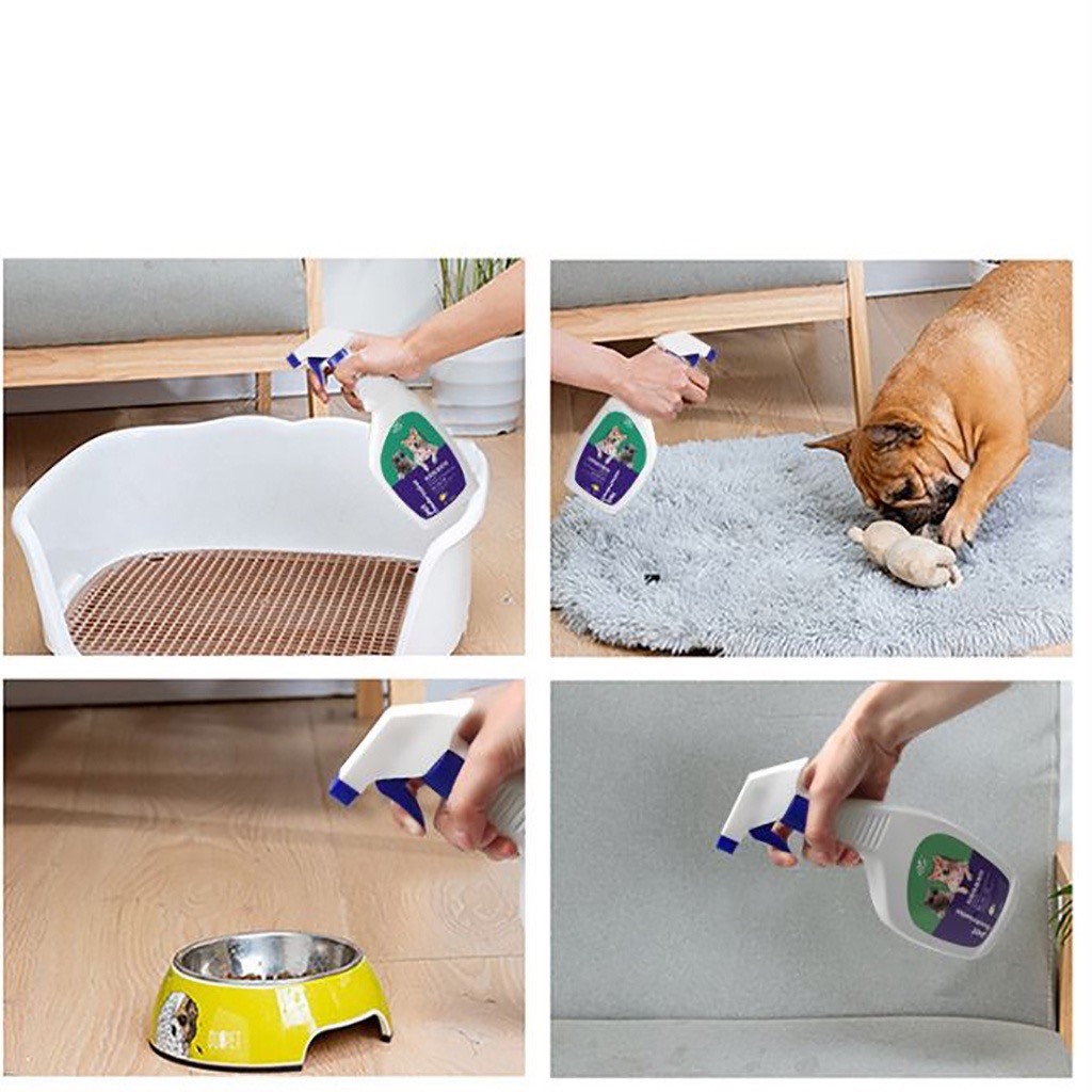 Xịt khử mùi cho thú cưng Chumchumpet hương nước hoa chai 500ml, Xịt khử mùi nước tiểu, khử mùi chậu cát chó mèo