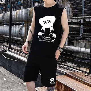 ⚡️ HÀNG HOT ⚡️ Bộ thể thao ba lỗ nam nữ COCA unisex, set đồ tập gym sát nách dáng rộng phong cách Hàn Quốc vải mát SSL