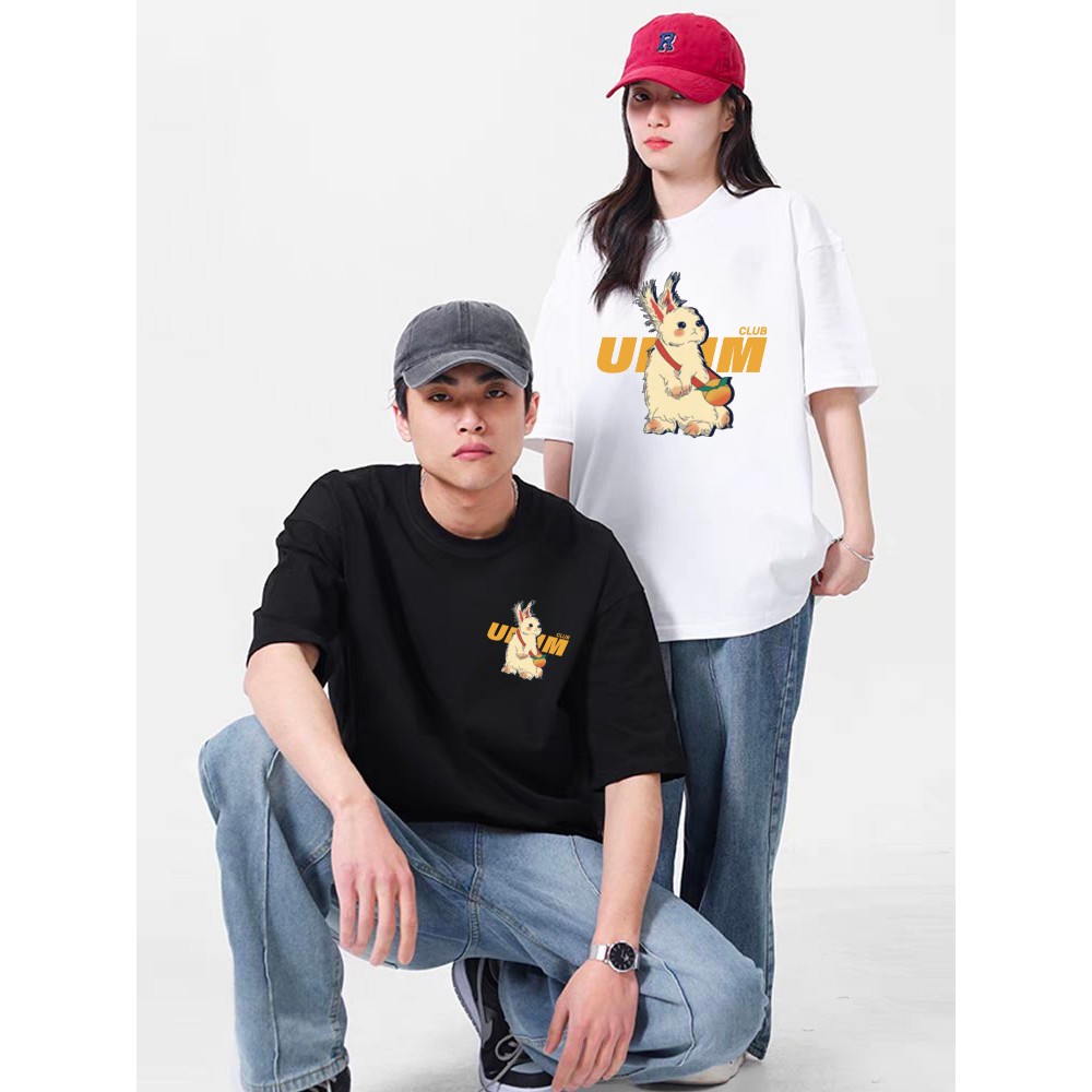 [VẢI 250 GSM] Áo Thun Đôi Thỏ Tuyết Cao Cấp UNIM CLUB Vải Cotton 100% Định Lượng Vải 250Gsm Form Unisex - AP220