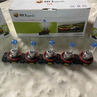 Hộp 10 Bóng đèn pha ô tô, bóng H8 HCL 12V 35W.