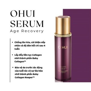 TINH CHẤT DƯỠNG CHỐNG LÃO HÓA, CHỐNG NHĂN OHUI SERUM AGE RECOVERY CHAI 25ML NO BOX- PHỒNG PHỀNH