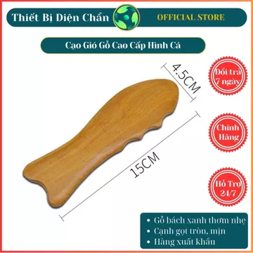 Dụng Cụ Cạo Gió Bằng Gỗ Hình Con Cá Dụng Cụ Diện Chẩn