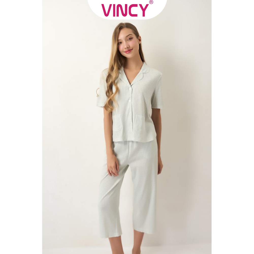 Ảnh Bộ Đồ Thun Lửng Nữ Vincy BTL012W11 4