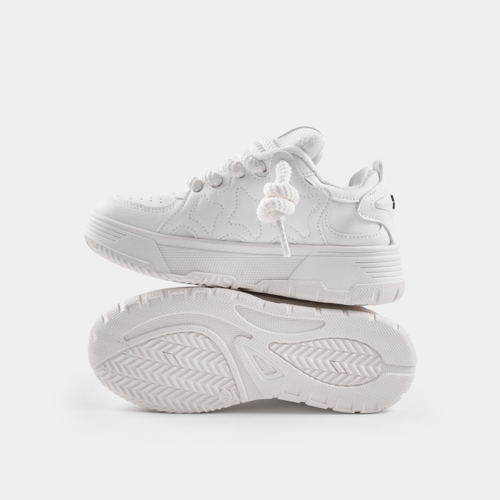 Ảnh Giày Thể Thao Sneaker Nam Nữ Second Sunday Three Star Đế Tăng Chiều Cao 4cm SK50 4
