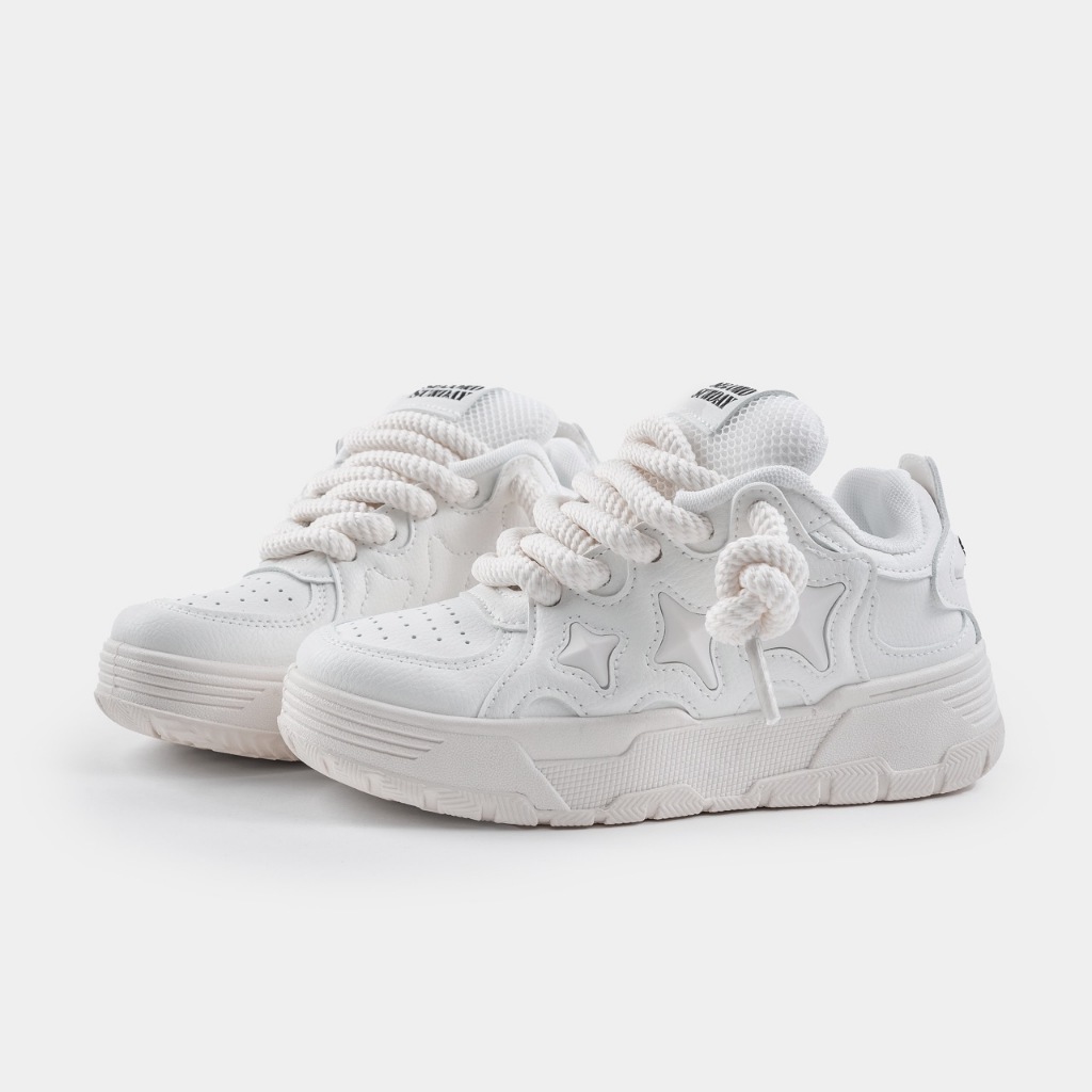 Ảnh Giày Thể Thao Sneaker Nam Nữ Second Sunday Three Star Đế Tăng Chiều Cao 4cm SK50 2
