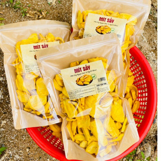 THUYTIENFOOD Mít Sấy Giòn túi 500g – Snack Trái Cây Ăn Vặt – Giòn Tan Thơm Ngọt Tự Nhiên