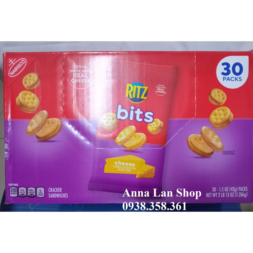 Bánh Ritz phô mai Mỹ (42g)(date 8/24) | Shopee Việt Nam