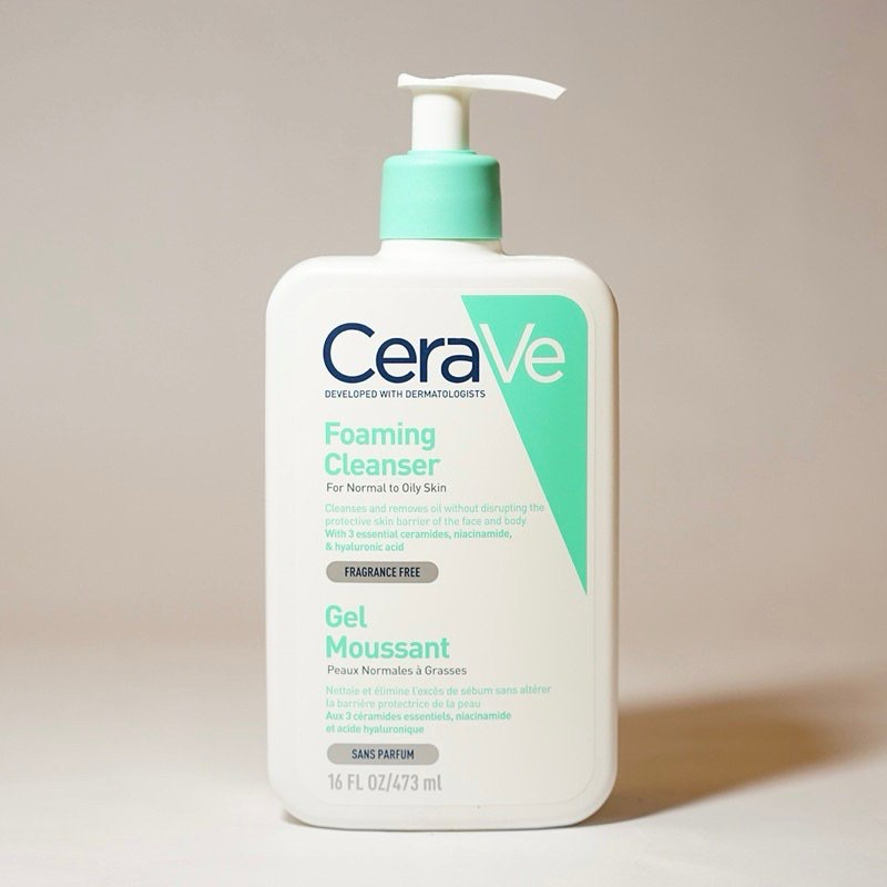 Sữa rửa mặt Cerave Foaming Cleanser dành cho da dầu 473ml | Shopee Việt Nam
