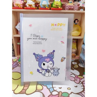 Kẹp Tài Liệu Rút Gáy Tệp Đựng Bài Kiểm Tra Túi Trong Suốt A4 Đồ Dùng Học Tập Cute Kuromi Cinnamoroll Timo VPK71-M3