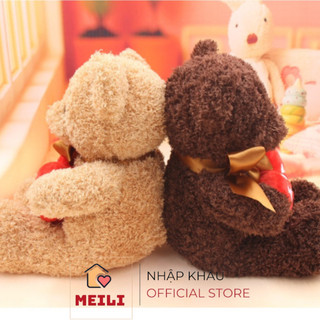 ( TẶNG QUÀ ĐÈN NGỦ CẮM )Gấu Bông Teddy Lông Xù Hug Me, Vải Mềm Mịn Nhập Khẩu, Quà tặng đáng yêu MEILI STORE