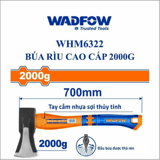 ĐỒ NGHỀ WADFOW Búa rìu cao cấp 2000g WHM6322