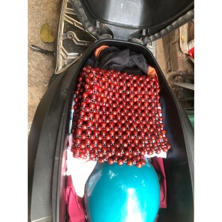 Đệm hạt gỗ Bách Thơm lót ghế văn phòng, ô tô, Xe máy và gỗ khác đan dây dù chắc chắn giá tại xưởng