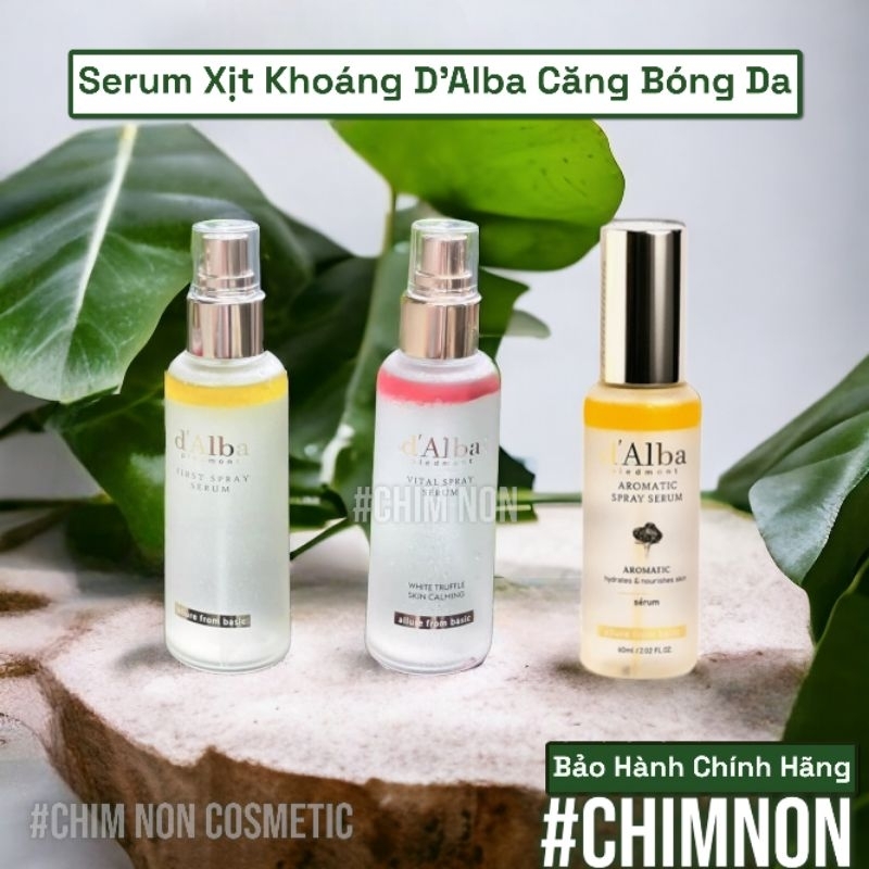 Xịt Khoáng Serum D'alba First Spray Vital Aromatic White Truffle Nấm ...