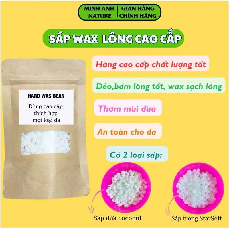 Sáp Wax Lông, Sáp Was Tẩy Lông Cao Cấp, Wax Nóng , Was Nách, Tay, Chân ...