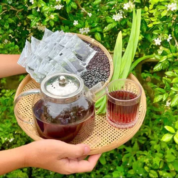 [TRÀ 3 VỊ] Combo 30 gói trà gạo lứt - đậu đen - lá dứa - Tiệm Bà Út