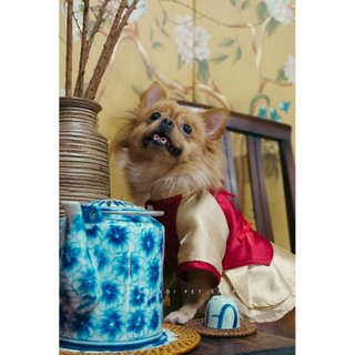ÁO DÀI DÁNG ĐẦM THÚ CƯNG CHẤT LIỆU TAFTA
